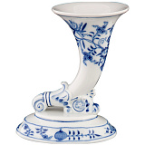 Ваза Meissen Рог изобилия Луковый декор 11 см, фарфор