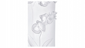 Ваза Decor de table Орхидея 30 см, хрусталь, белая